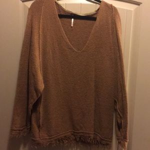 Free People Irresistible Fringe oversized green